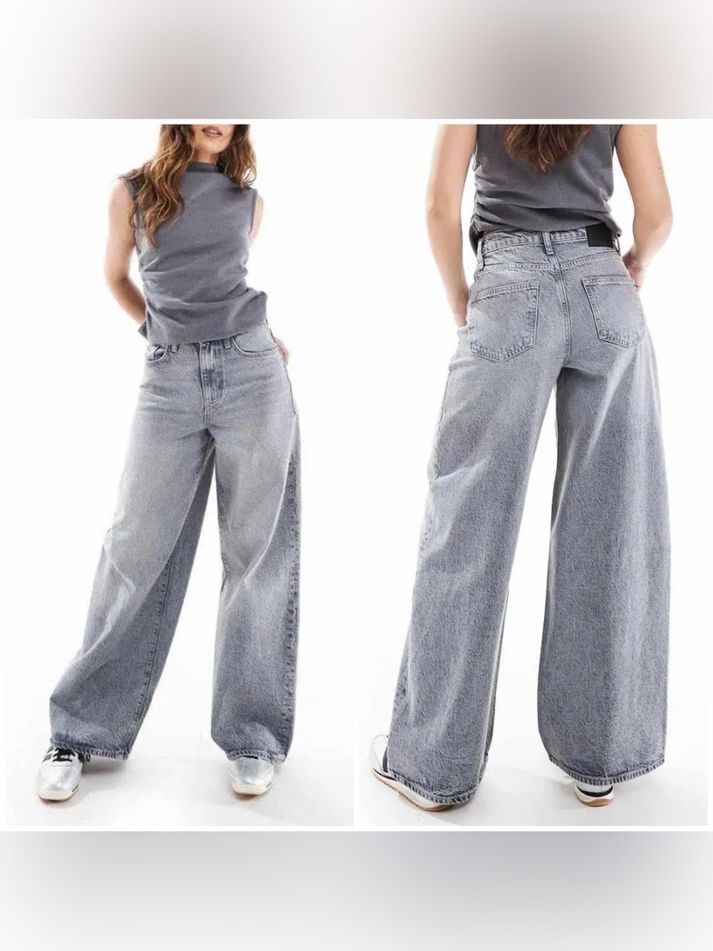 Vero Moda Wide Leg Panel Jeans